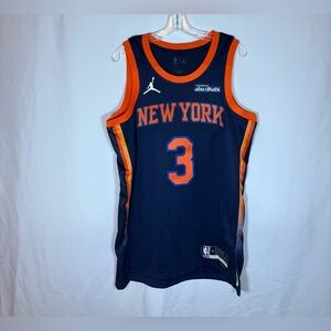 Nike New York Knicks #3 Hart Statement Edition Swingman Basketball Jersey 44 M